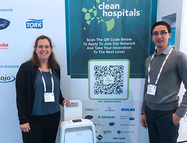 The NatéoSanté teams have made our partnership with Clean Hospitals offical during Interclean 2022